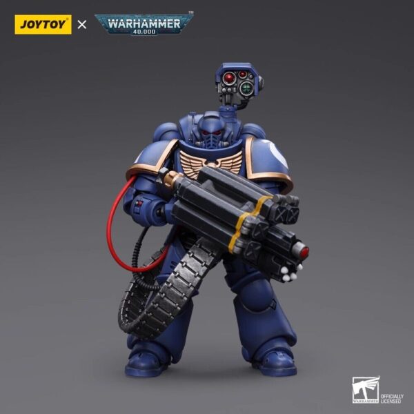 JOYTOY Ultramarines Desolation Marine with Castellan Launcher (Superfrag)40K