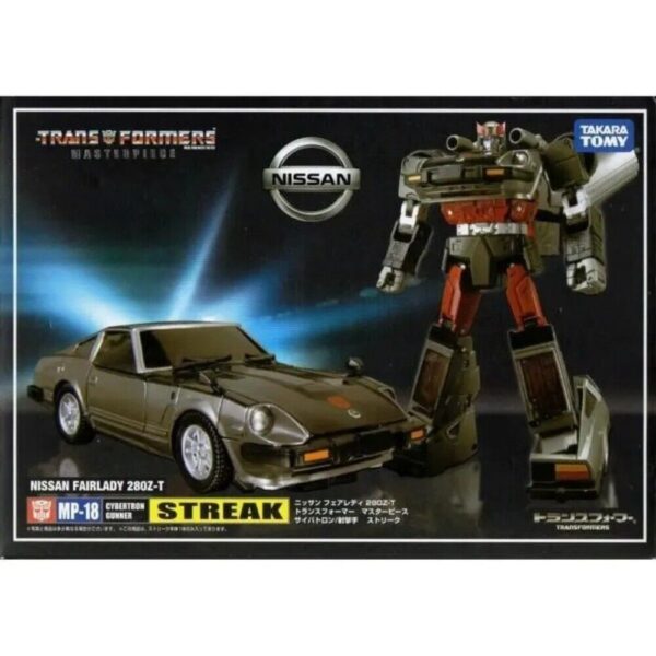 Transformer MASTERPIEGE MP-18 MP18 STREAK NISSAN FAIRLADY Action Figures KO ver