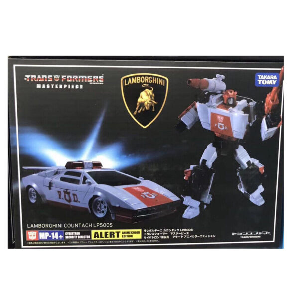 Transformer MASTERPIEGE MP-14+ MP14+ ALERT LAMBORGHINI Action Figures KOver