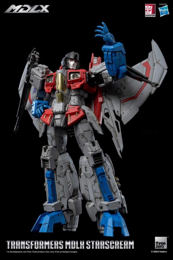 Threezero MDLX 3A 3Z03360W0 Starscream Transformer toy Action Figures 7.8in