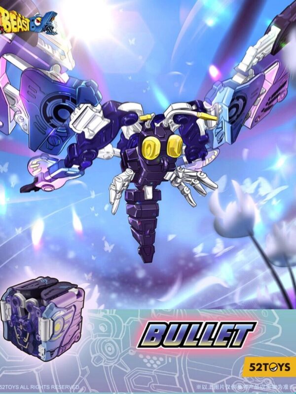 52Toys MegaBox BEASTBOX BB-56 BULLET Purple butterfly action Toy in stock