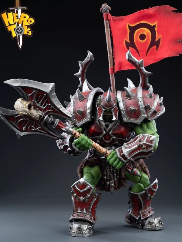 Hero toys Warcraft Kukalon Orcs warrior Garage Kits Action Figures 7in