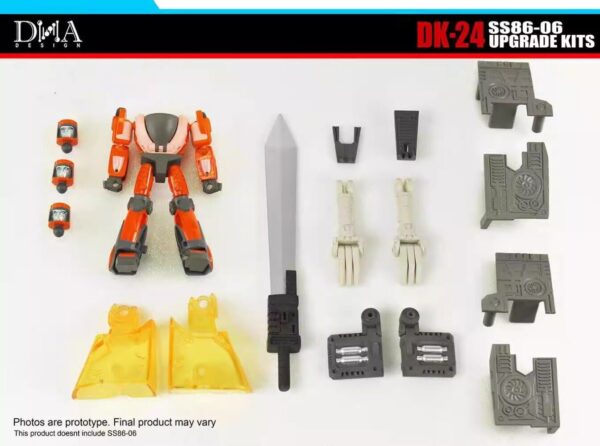 DNA DK-24 dk24 SS86-06 G1 Dinobot Grimlock Wheelie UPGRADE KITS Action Figure