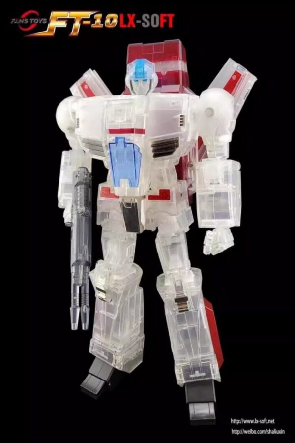 FansToys FT-10 LX-S0FT Jetfire skyfire transparent Limited edition action figure