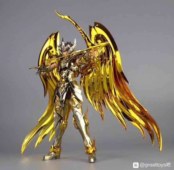 GT EX Marksman Sagittarius ETERNAL LIGHT Golden Cloak Fighter Toys action figure