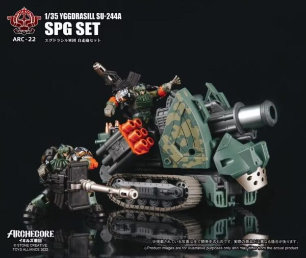 TA ARC-22 1/35 YGGDRASILL SU-244A SPG SET Archecore propelled artillery model