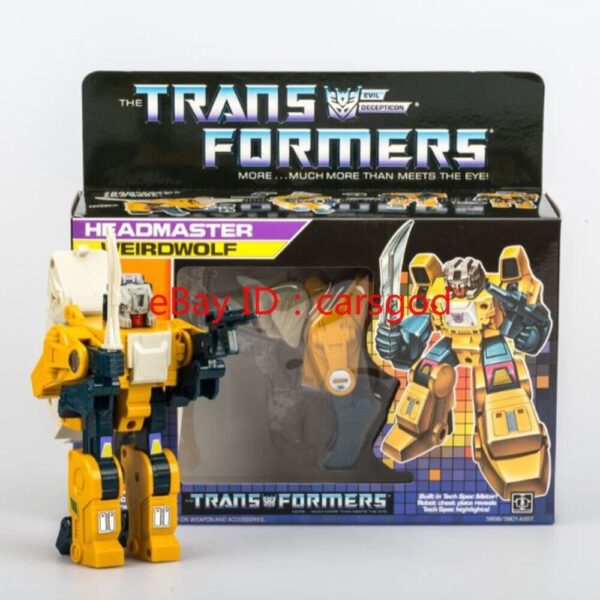 Transform HEADMASTER G1 Weirdwolf KO facsimile action figure gift MISB new