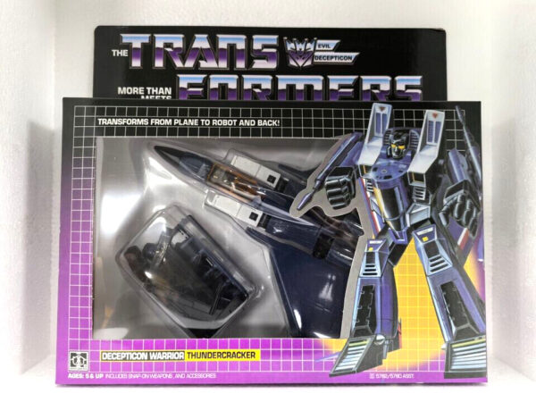 Transform G1 Thundercracker DECEPTICON WARRIOR reissue action figures KO ver